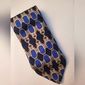 Pavia's Men's Silk Tie Blue